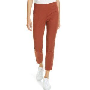 THEORY Snap Leggings  Stretch Cotton Crop Pants